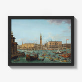 Antonio Joli - Procession of Gondolas in the Bacino di San Marco Venice - Poster